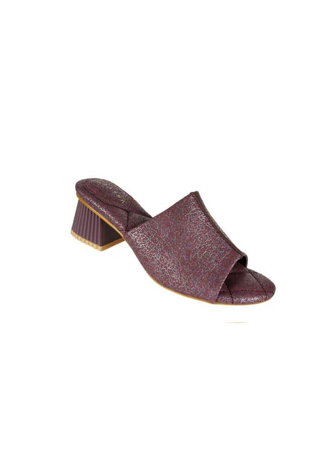 ZAYNA 221-153 Zayna Ladies Sandals 23BJH181 Maroon  - Image 1