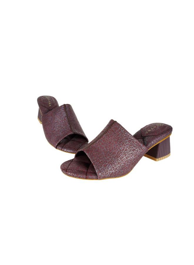 ZAYNA 221-153 Zayna Ladies Sandals 23BJH181 Maroon  - Image 2