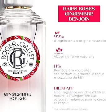 ROGER & GALLET RogerGallet Gingembre Rouge Wellbeing Fragrance 100ml - Image 3