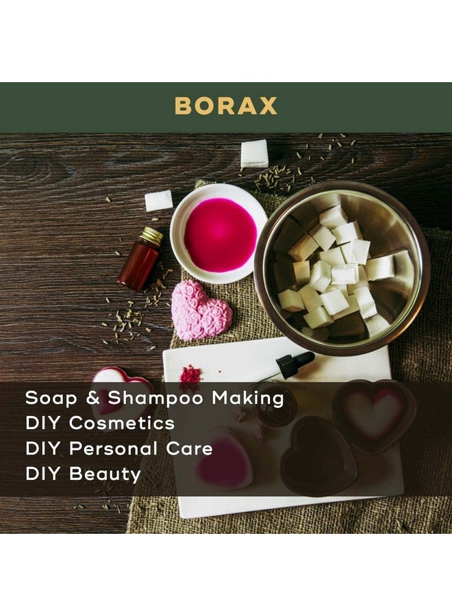 BRM CHEMICALS BRM Chemicals Borax - Sodium Tetraborate - 500 Grams For Domestic Use, Cosmetic Making & DIY Personal Care For Face, Hair, Skin & Body - Image 3