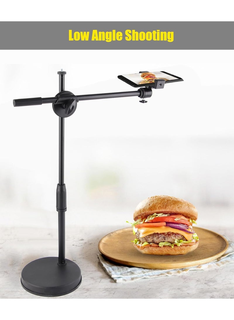 Video Stand Holder for Phone Photography 360° Rotating Arm Free Rotation Low Angle Aerial Shooting Live Recording Mount Stick Holder - Image 5