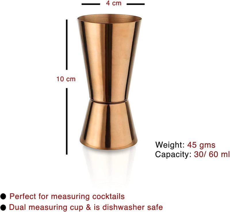 finality Stainless Steel Copper Ice Bucket with Lid Ice Tong and Peg Measure 175 Liter Keeps Ice Cold for 6 Hours Entertain in Style with The Copper Tong and Peg Measure Included - Image 3