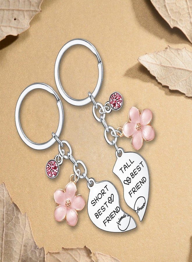 Waeceip Funny Gifts for Best Friend Keychain for 2 Pcs Friendship Matching Keychain for Best Friend Jewelry Funny Friendship Gifts for Women Besties Friends Sisters Christmas Birthday Thanksgiving Presents - Image 2