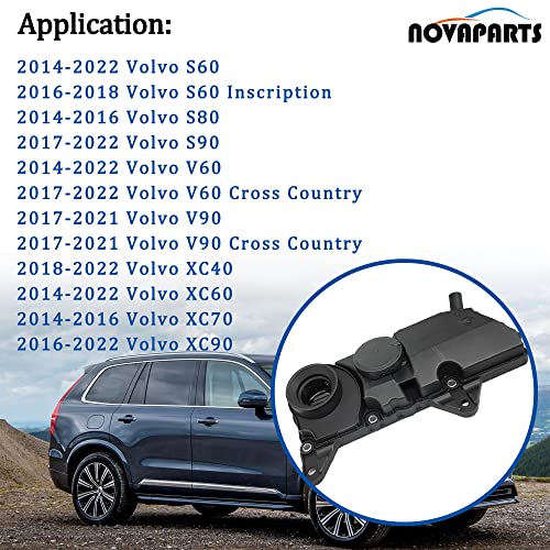 NOVAPARTS صمام PCV فخ زيت NOVAPARTS 32140004 2.0L مع حشوة لسيارات فولفو XC90 XC60 S60 S80 S90 V60 V90 XC40 XC70 2014-2021 4 أسطوانة 32242753 31430923 31670210 31316184 - Image 3