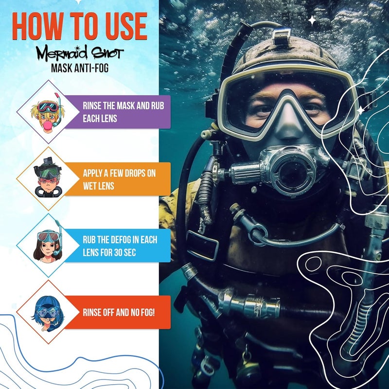 Neutripure Mermaid Snot Anti Fog Gel for Scuba Diving - Guen - Image 4