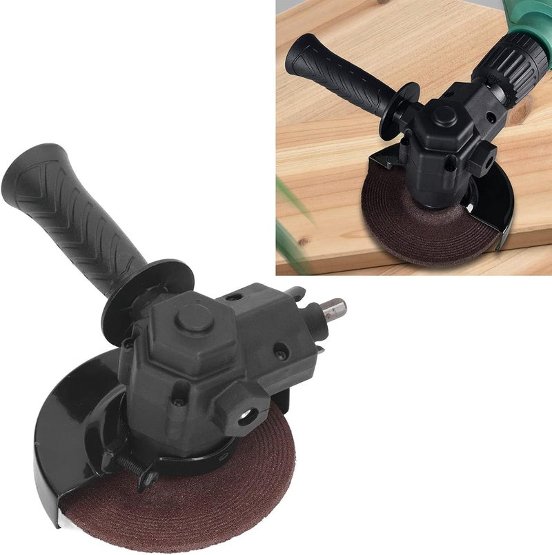 Electric Drills Grinder Converter, Wide Application Abs Drill To Angle Grinder Adapter Great Stability Easy Installation For Metal - Image 3