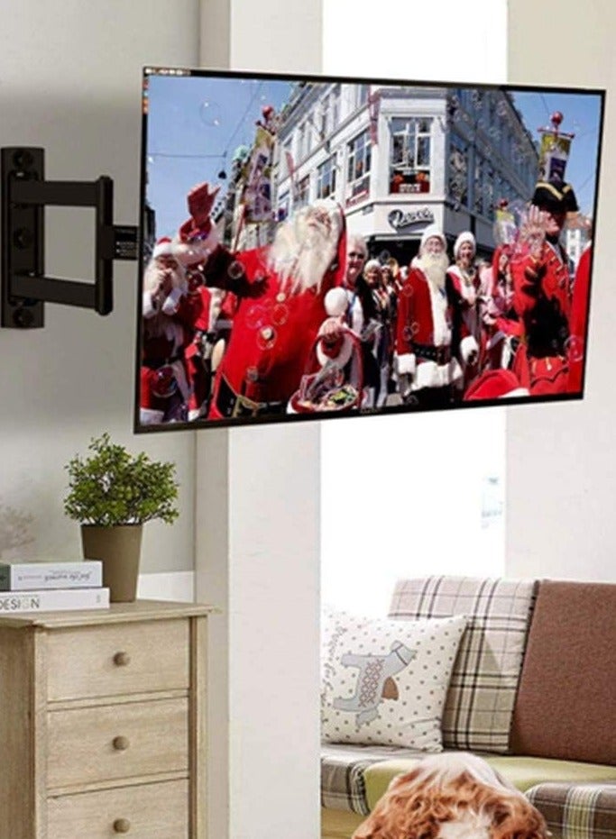 ELTRAZONE TV Wall Mounts Bracket for 10''-27'' TVs Full Motion LED Display Wall Mount Bracket 100x100mm with Swivel and Extension Arm Up to 10kg  - Image 4