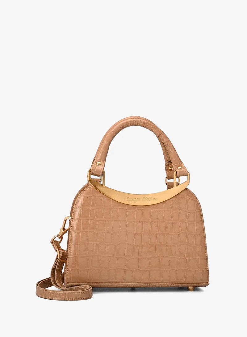 Carmen Steffens Beige Camel Classic Bag