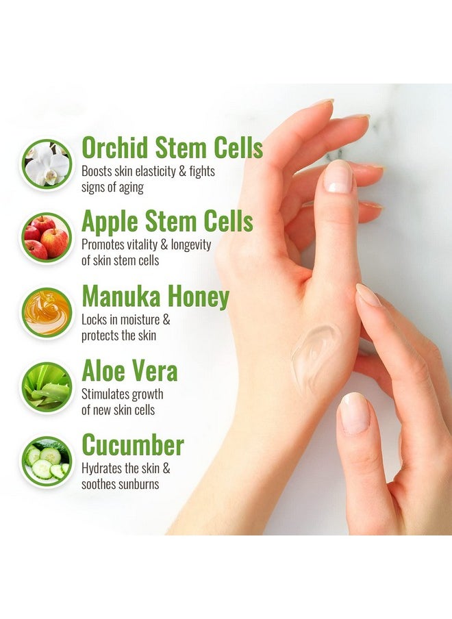 Wild Naturals - Aloe Vera Gel For Skin With Manuka Honey - Pure Aloe Vera Gel For Sunburn Relief - Organic Aloe Vera Gel For Face, Acne, And Scars - Aloe Gel For Hair And Dry Scalp - 100 Percent Pure Aloe Vera Gel - Image 1