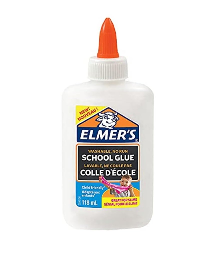 Elmers غراء المدرسة القابل للغسل من إلمر 4 أونصة سائلة / 118 مل - Image 1