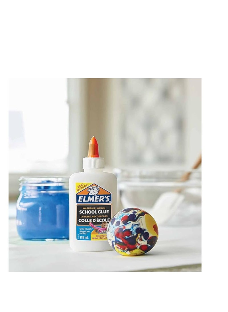 Elmers غراء المدرسة القابل للغسل من إلمر 4 أونصة سائلة / 118 مل - Image 2