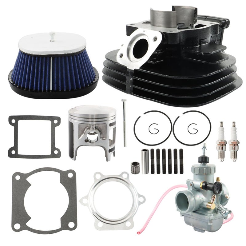 Silscvtt Top End Kit Cylinder Piston Gasket Replacement for Yamaha Blaster 200 YFS200 19882006