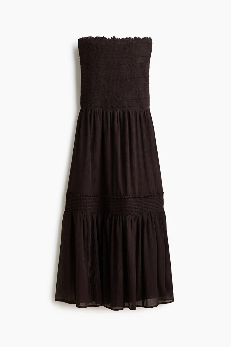 H&M Smocked bandeau dress