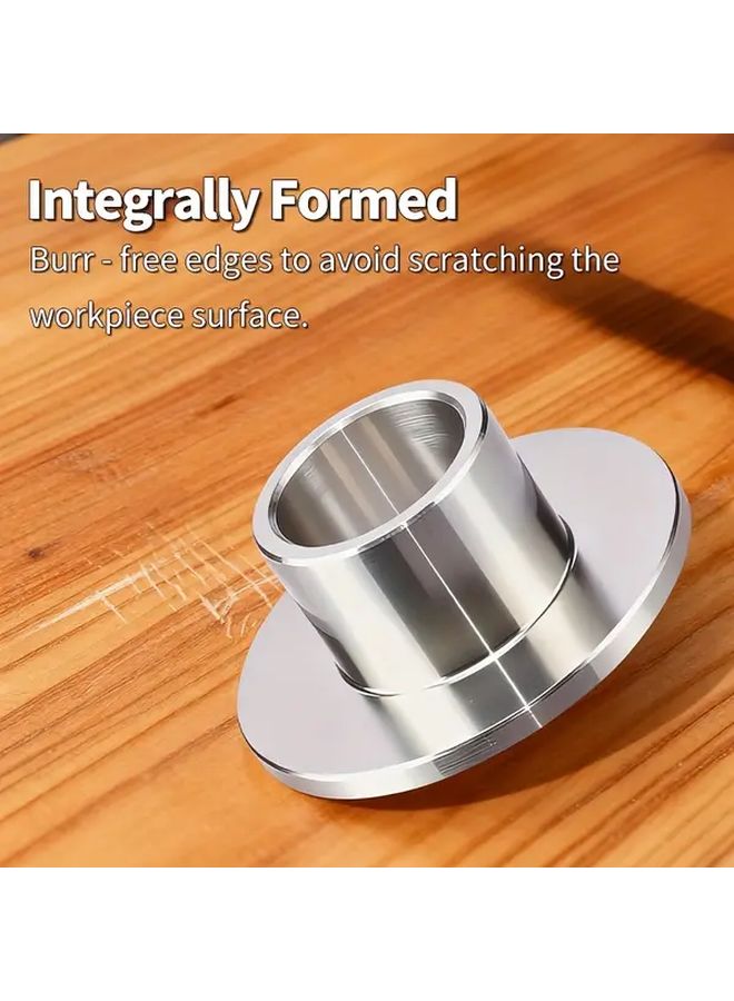 6pcs Router Template Guide Set Stainless Steel Bushing 10mm to 20mm Woodworking Inlay Kit - Image 5