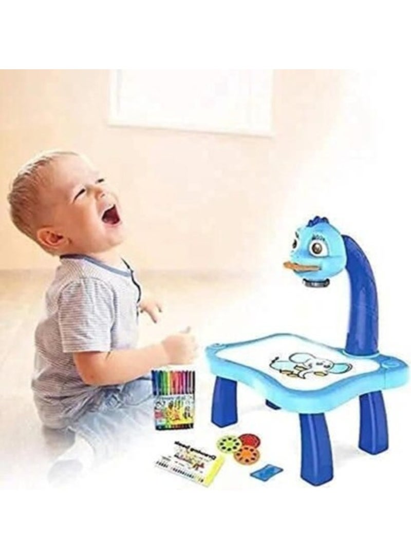 Drawing Projector Table for Kids, Giraffe Trace and Draw Projector Toy Child Smart Projector Learning Projection Painting Machine - Image 4