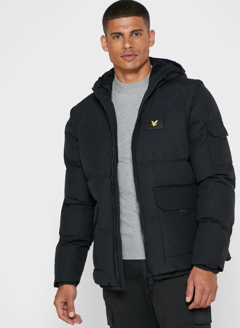 Lyle & Scott Hooded Puffer Jacket