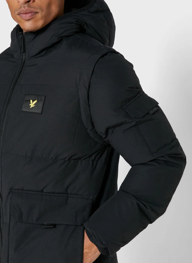 Lyle & Scott Hooded Puffer Jacket