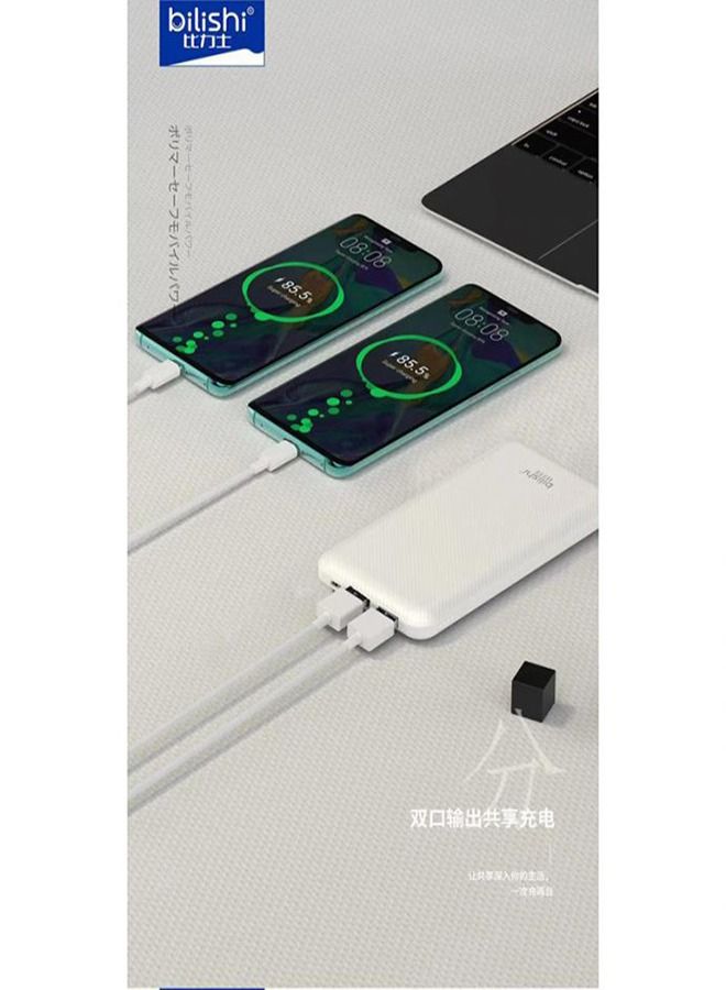 bilishi باور بنك 10000 ملي أمبير 2 منفذ يو اس بي - Image 2