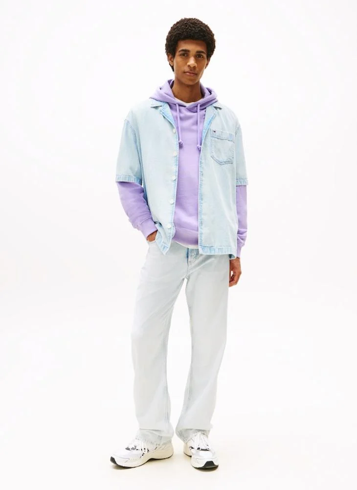 TOMMY JEANS Short Sleeve Denim Shirt