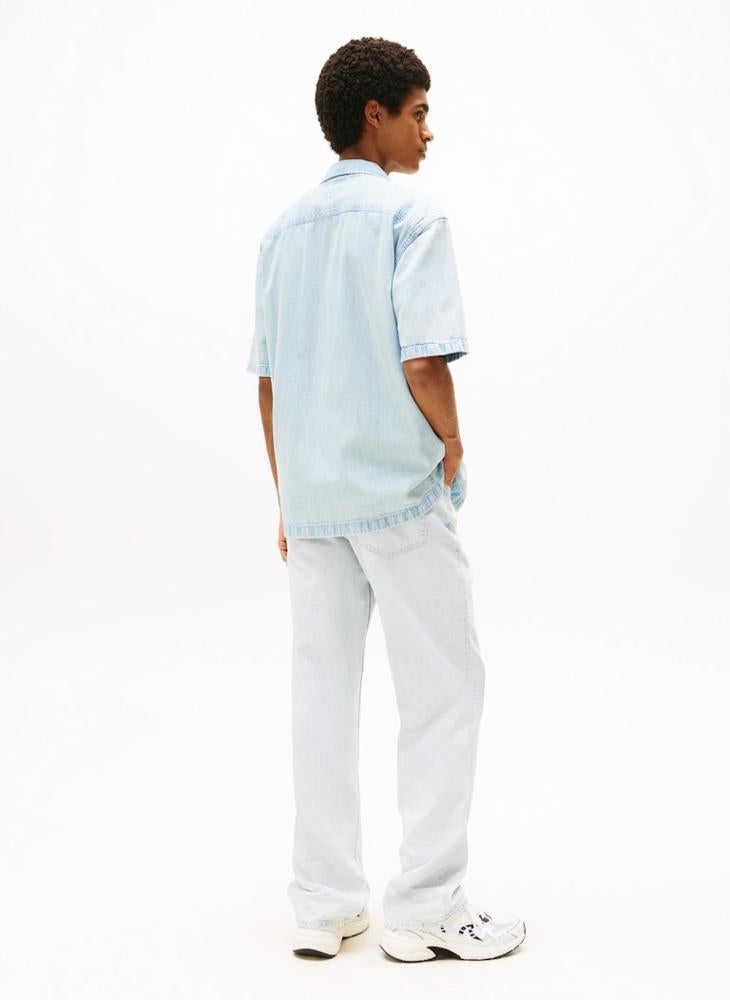 TOMMY JEANS Short Sleeve Denim Shirt - Image 2