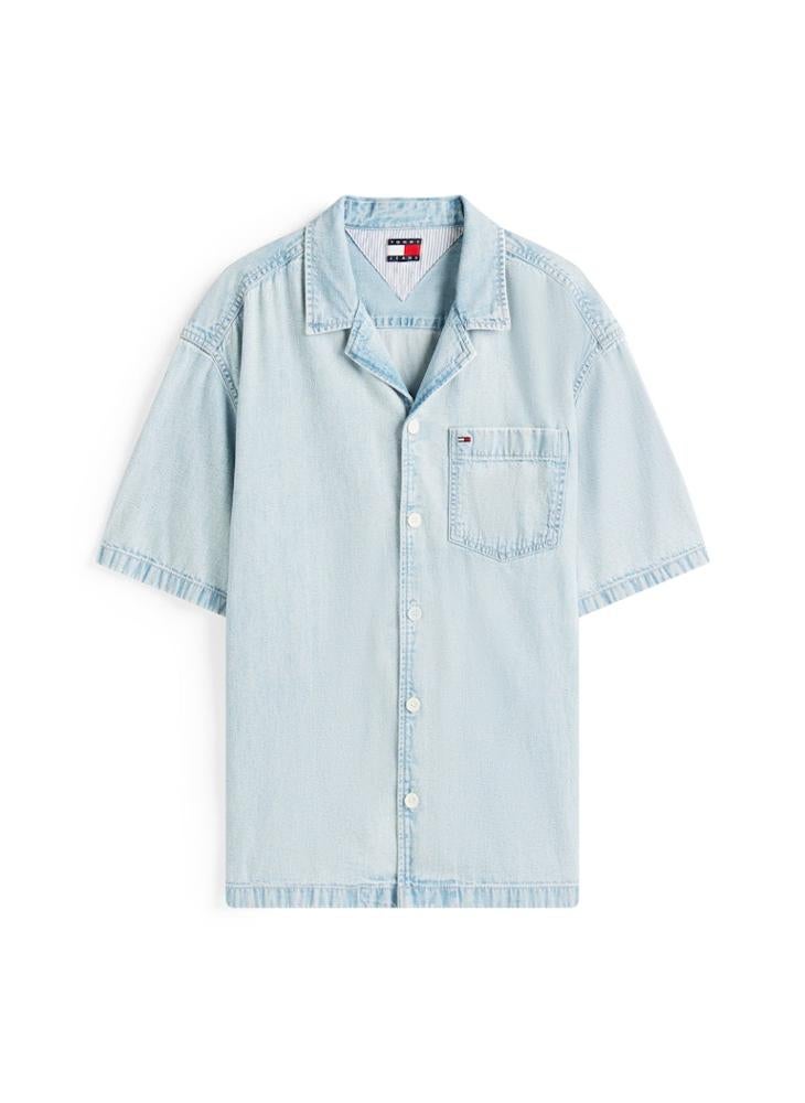 TOMMY JEANS Short Sleeve Denim Shirt - Image 4
