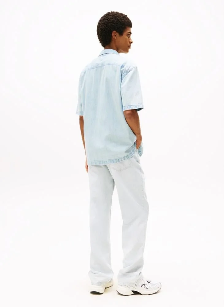 TOMMY JEANS Short Sleeve Denim Shirt