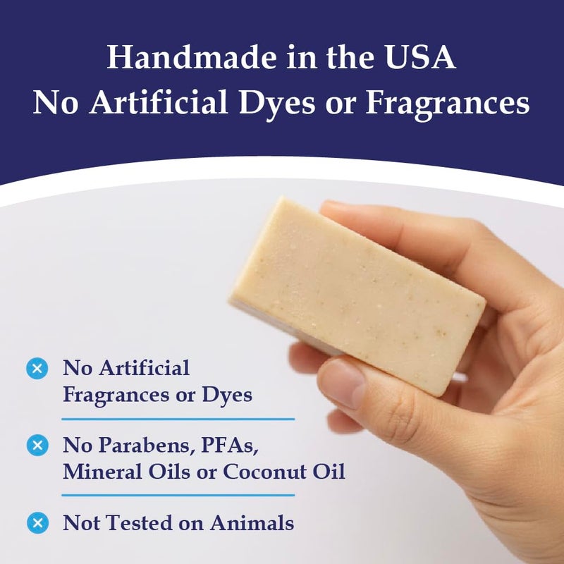 Noble Formula 2% Pyrithione Zinc (ZnP) Emu Oil Bar Soap, Especially Formulated for Acne, Psoriasis, and Eczema, Safe for Daily Use and All Skin Types, 3.25 oz - Image 4