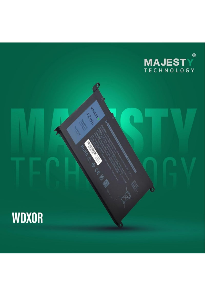 Majesty Majesty Laptop Battery 48Wh WDXOR Replacement for Dell Inspiron 13 5368 5378 5379 7368 7378, 14-7460, 15 5565 5567 5568 5578 7560 7570 7579 7569, 17 5765 5767 – Compatible with FC92N, 3CRH3, T2JX4, CYMGM, P58F  - Image 4