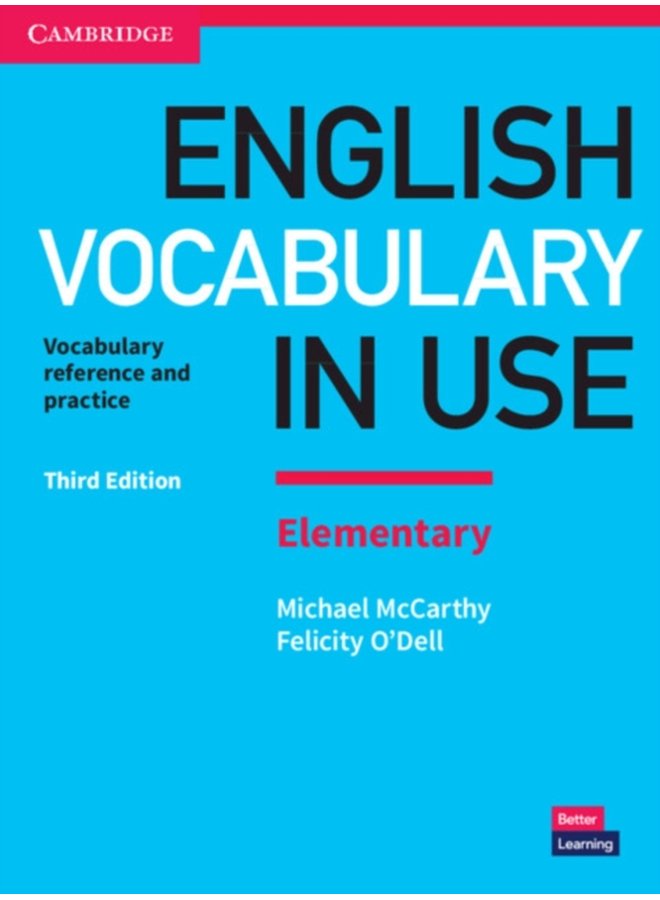 English Vocabulary in Use Elementary Book with Answers Vocabulary Reference and Practice - Paperback