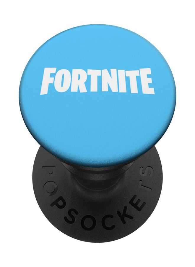 FORTNITE Fortnite Logo (Blue) PopSockets PopGrip: Swappable Grip for Phones & Tablets - Image 1