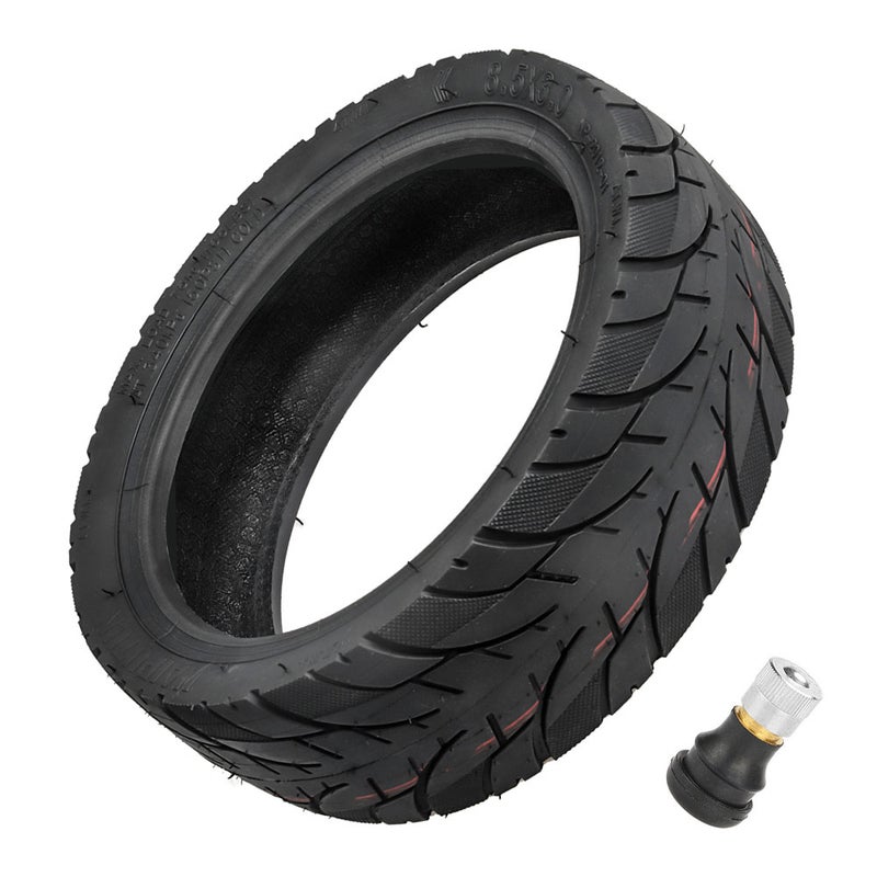 8.5x3 Explosion-Proof Vacuum Tire Tubeless Anti-Slip Tire Electric Scooter Modified Tire with Nozzle Compatible with M365 Pro Pro2 1S - Image 1
