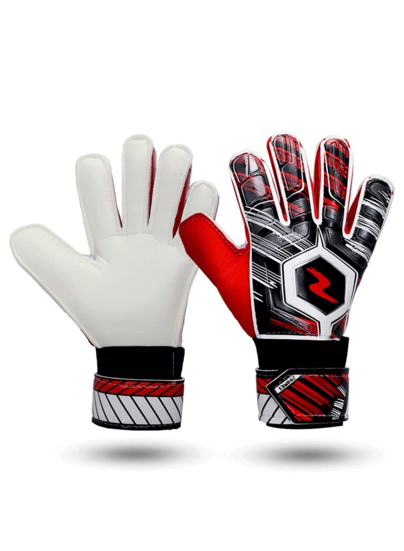 Furtey Non Slip Wear Resistant Goalie Gloves Professional Goalkeeping Gloves with Strong Grip  Are Suitable For Children And Teenagers Football Training  - Image 1