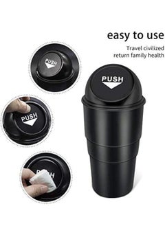 aadya alley aadya alley Mini Car Dustbin Trash Bin Universal Traveling Portable Useful for All Cars Accessories PACK OF 1  - Image 4