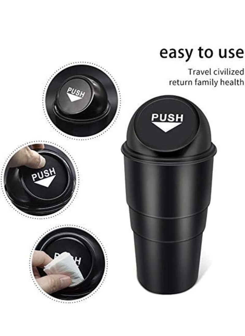 aadya alley - aadya alley Mini Car Dustbin Trash Bin Universal Traveling Portable Useful for All Cars Accessories PACK OF 1 - Image 1