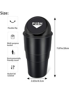 aadya alley aadya alley Mini Car Dustbin Trash Bin Universal Traveling Portable Useful for All Cars Accessories PACK OF 1  - Image 5