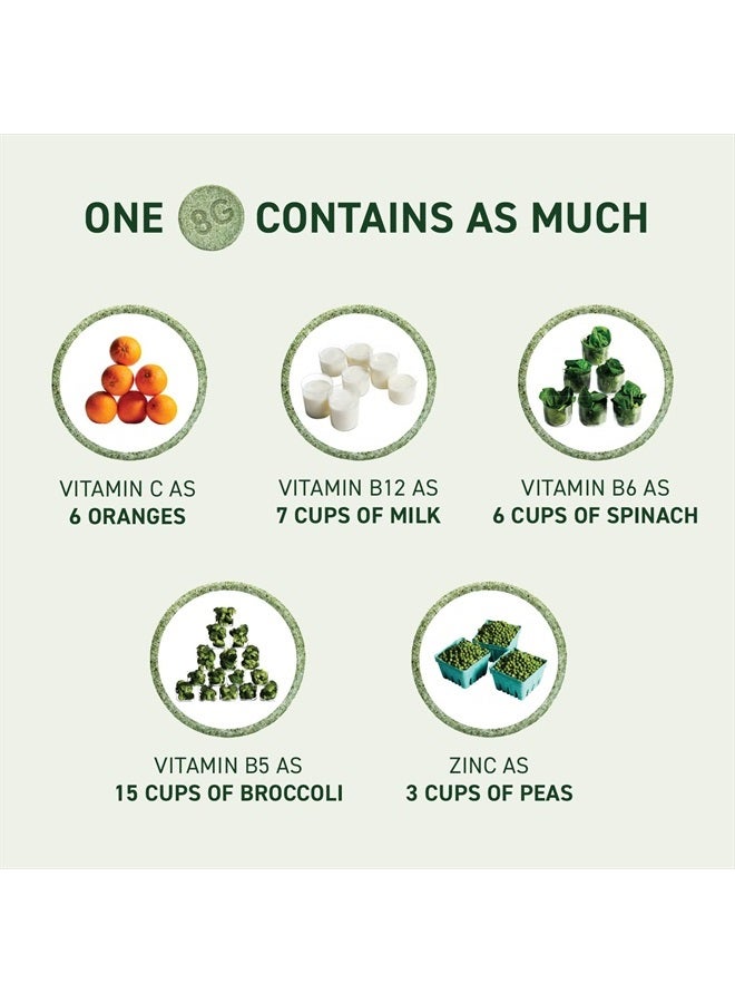 8Greens أقراص البرتقال الدموي الفوارة - سوبر فود يومي - فيتامينات سوبر جرينز، نباتي، خالي من الغلوتين، غير معدل وراثيًا لدعم المناعة (عبوة من 3 أنابيب، 30 قرص) - Image 3