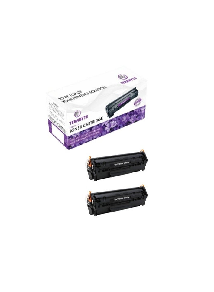 Terabyte 12A Toner Cartridge for Laserjet 1018 and 1020 Printers (PACK OF 2) - Image 2