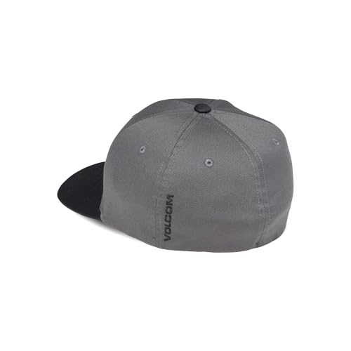 Volcom Men's Full Stone Flexfit Stretch Hat, Asphalt Black-New - Image 2
