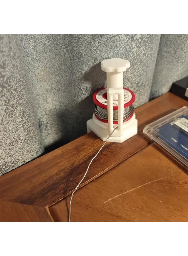 White Soldering Stand Detachable Wire Holder Welding Assistance Tool - Image 5