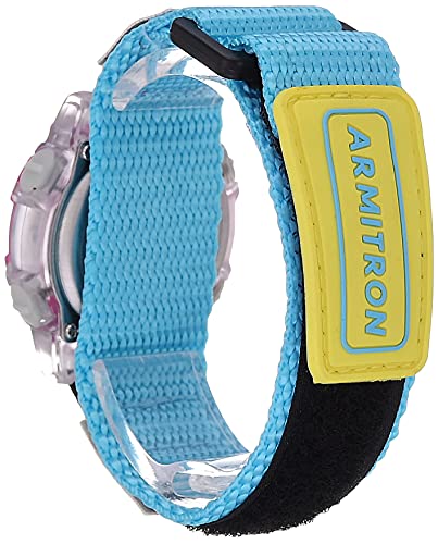 Armitron Sport Unisex-Adult's Quartz Sport Watch with Nylon Strap, Multicolor, 24 (Model: 45/7004CPR) - Image 5