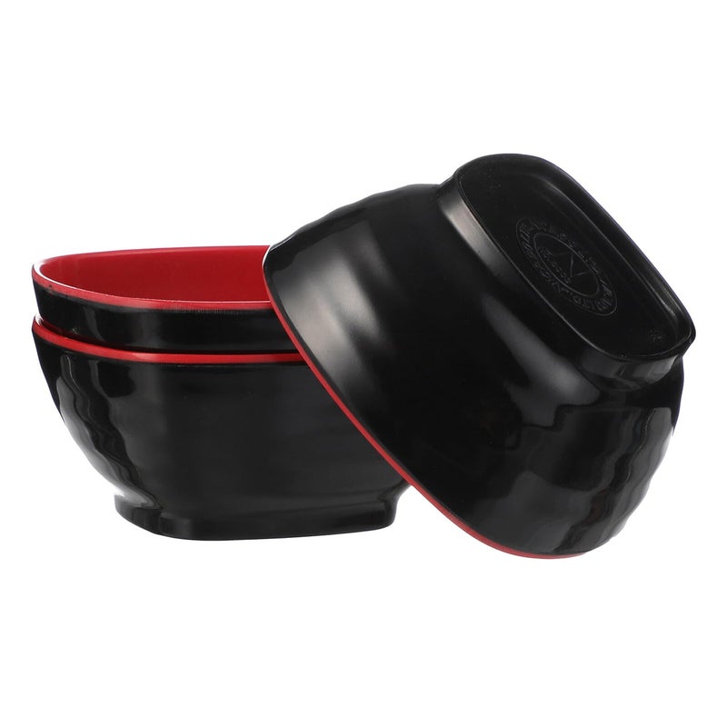 Melamine Condiment Bowls Set Of 3 Heat Resistant Plastic For Sauce Spices Snacks - Image 2