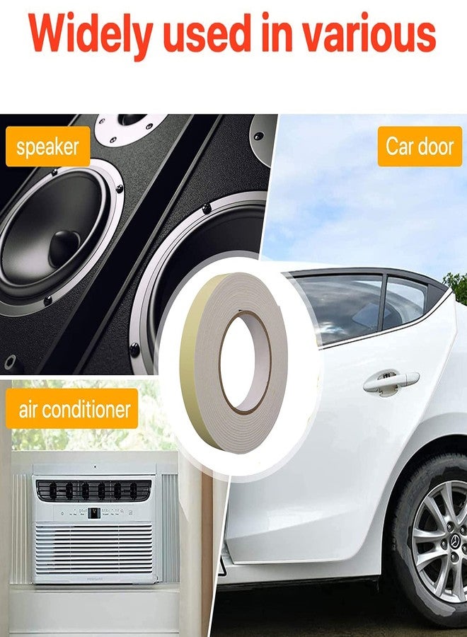 AIPL شريط لاصق رغوي مزدوج الجوانب من AIPL، لاصق قوي متعدد الأغراض للتثبيت على الجدران والأثاث والبالونات والأعمال اليدوية، 12 مم × 5 م (6) - Image 5