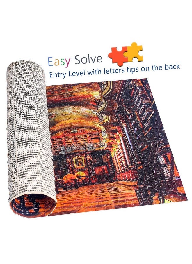 Ingooood Ingooood- Jigsaw Puzzle- Fantasy Series-Classical Library- 1000 Pieces for Adult  - Image 3