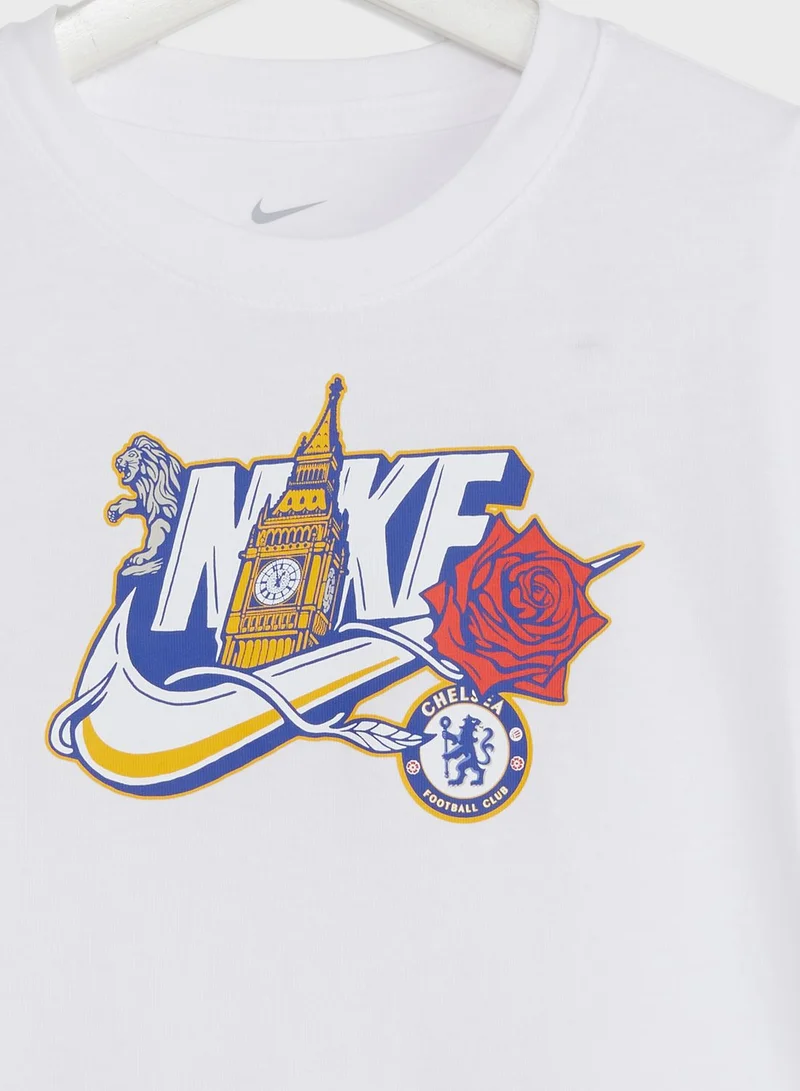 Nike Kids Chelsea Fc Futura T-Shirt