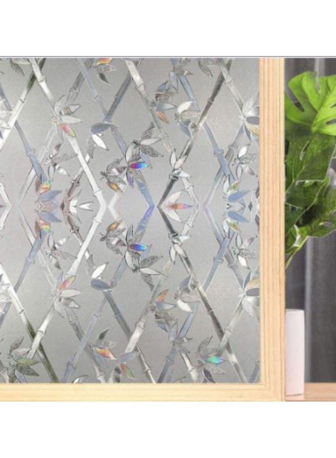 NIBEMINENT Glue Static Decorative Window Film Clear 30x200cm - Image 1