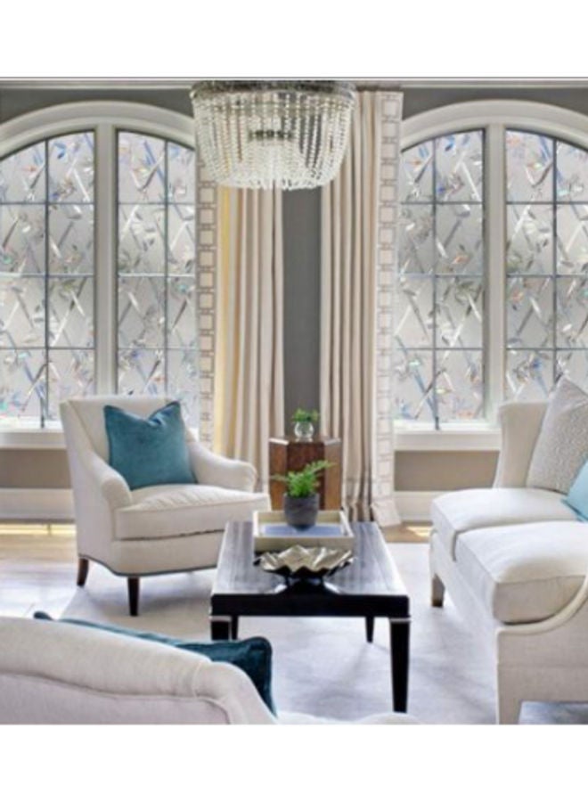 NIBEMINENT Glue Static Decorative Window Film Clear 30x200cm - Image 3