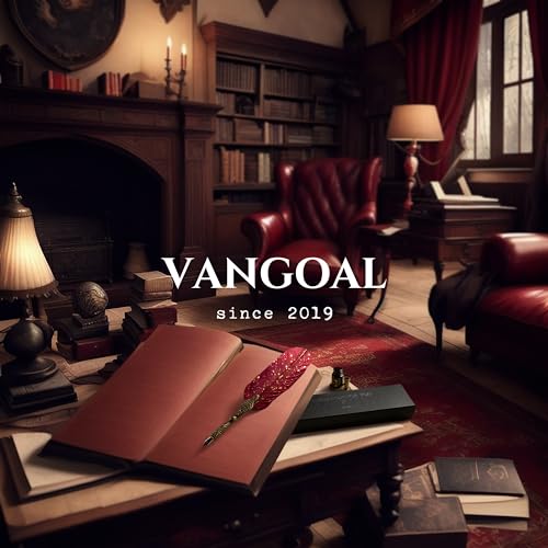 VANGOAL Vintage Carving Feather Pen Set, Glittering Quill Pen Set Antique Calligraphy Writing Dip Pen with Ink, 2 Replacement Nibs, Pen Stand Base, Luxury Vintage Signature Pen (Red) - Image 4