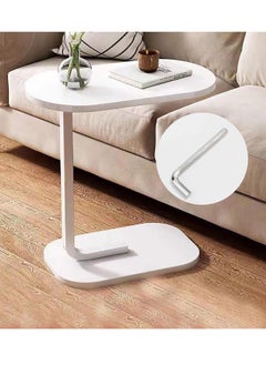 Oval Coffee Table Decor, Contemporary Coffee Table, Portable Side Table, Small Side Table with Storage, Small Side Tables for Small Spaces