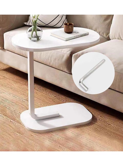 Oval Coffee Table Decor, Contemporary Coffee Table, Portable Side Table, Small Side Table with Storage, Small Side Tables for Small Spaces