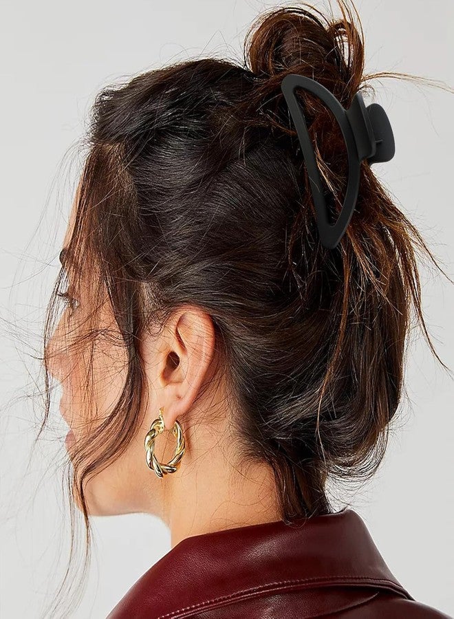 VORSET 3Pcs Matte Triangle Hair Claw Clips for Women & Girls | Large Strong Non-Slip Banana Hair Clip for Thick & Thin Hair | Stylish Bun & Ponytail Holder - Image 4